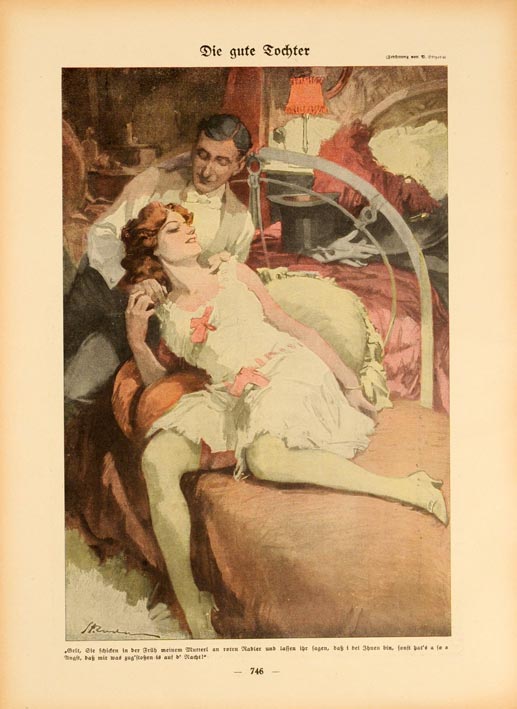 Magazine Illustration by Marcello Dudovich, 1913